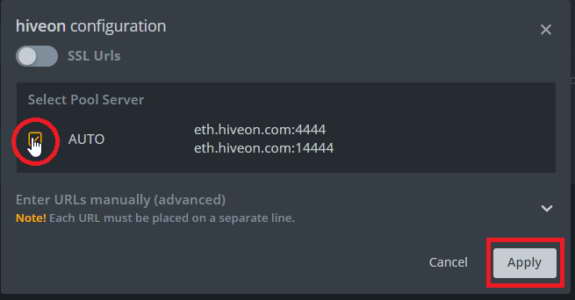 HiveOs regisztráció használat