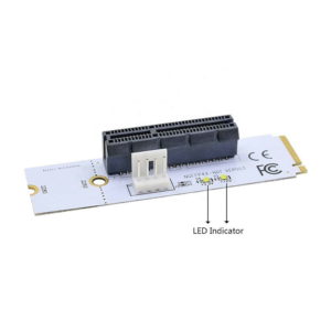 Riser M.2 - PCI Express 4X - 1X adapter
