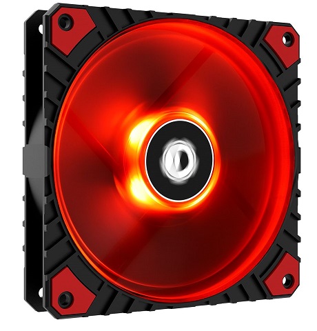 ID-COOLING 3x120mm ventilátor, piros világítással
